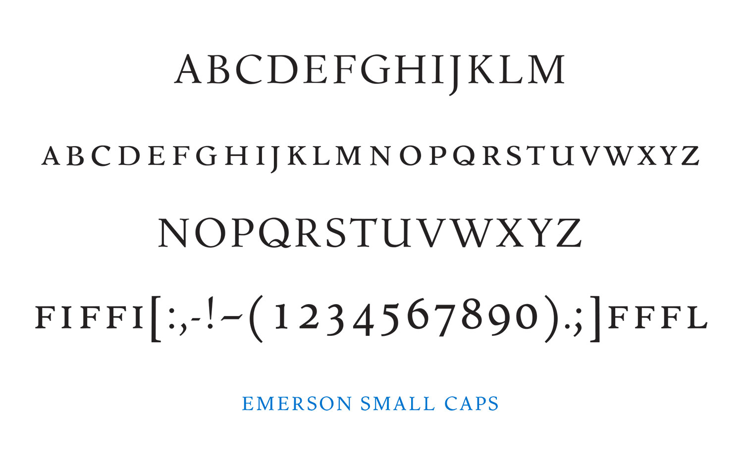 Small Caps Character Set